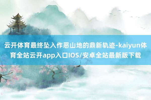 云开体育最终坠入作恶山地的鼎新轨迹-kaiyun体育全站云开app入口IOS/安卓全站最新版下载