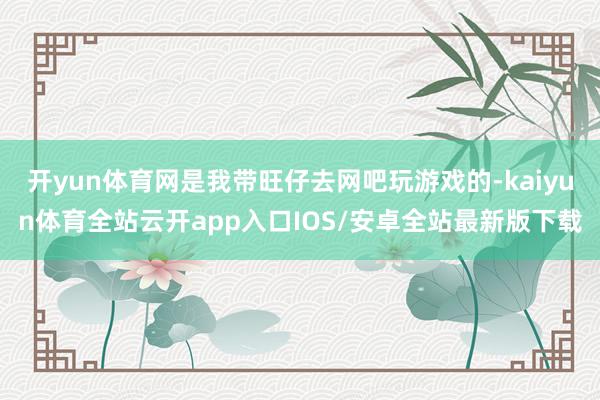 开yun体育网是我带旺仔去网吧玩游戏的-kaiyun体育全站云开app入口IOS/安卓全站最新版下载