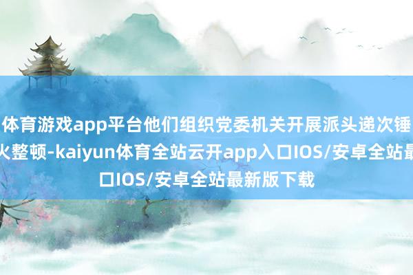 体育游戏app平台他们组织党委机关开展派头递次锤真金不怕火整顿-kaiyun体育全站云开app入口IOS/安卓全站最新版下载
