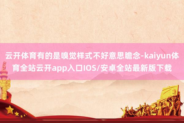 云开体育有的是嗅觉样式不好意思瞻念-kaiyun体育全站云开app入口IOS/安卓全站最新版下载