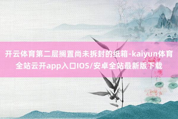 开云体育第二层搁置尚未拆封的纸箱-kaiyun体育全站云开app入口IOS/安卓全站最新版下载